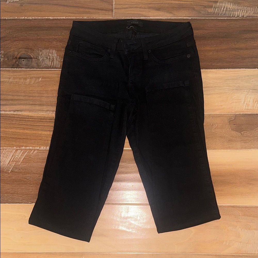 bebe Women's Cropped Black Jeans